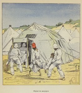 Maalaissairaala tekijältä after Louis Charles Bombled