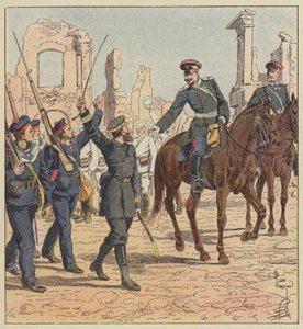 Kapteeni de Marolles ja kenraali Stessel tekijältä after Louis Charles Bombled
