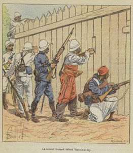 Eversti Gonard puolustaa Tsainimandrya tekijältä after Louis Charles Bombled