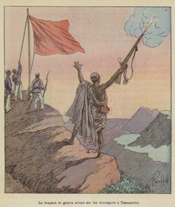 Antananarivon vuorilla liehuu sotalippu tekijältä after Louis Charles Bombled