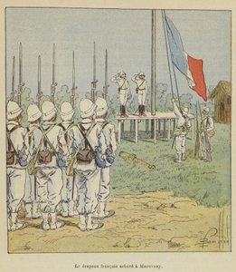 Ranskan lippu nostettiin Marovoayssa tekijältä after Louis Charles Bombled