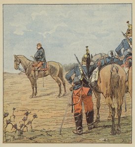 Kenraali Barry päivää ennen Coulmiersia tekijältä after Louis Charles Bombled