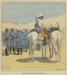 Kenraali Duchesne lähtee Antananarivosta tekijältä after Louis Charles Bombled
