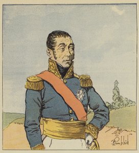 Marsalkka Grouchy tekijältä after Louis Charles Bombled