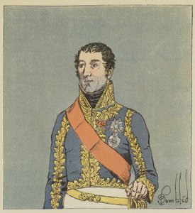 Marsalkka Mortier tekijältä after Louis Charles Bombled