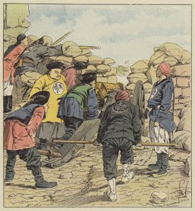 Kiinalaiset pommittivat lähetystöjä tekijältä after Louis Charles Bombled