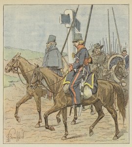 Tavalliset Donin kasakat tekijältä after Louis Charles Bombled