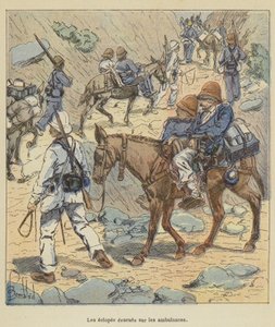 Elopes evakuoitiin ambulansseilla tekijältä after Louis Charles Bombled