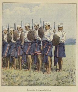 Kuningattaren henkivartijat tekijältä after Louis Charles Bombled