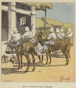 Potilaat evakuoitiin Marololon sairaalaan tekijältä after Louis Charles Bombled