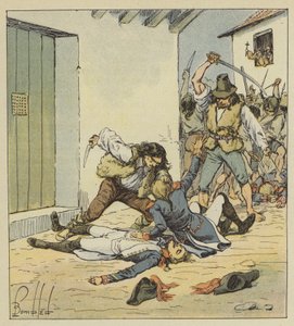 Ranskalaisten verilöyly Veronassa tekijältä after Louis Charles Bombled