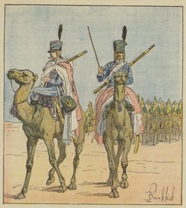 Napoleon loi dromedaarirykmenttejä tekijältä after Louis Charles Bombled