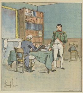 Napoleon sanelee Egyptin kampanjan tekijältä after Louis Charles Bombled