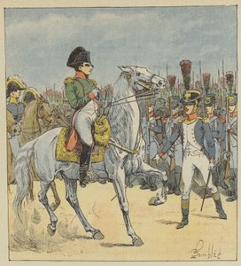 Napoleon kutsui paraatiin luutnantti tekijältä after Louis Charles Bombled