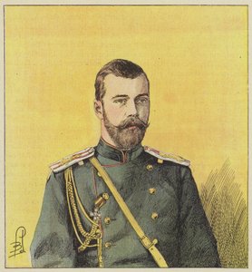 Nikolai II, Venäjän keisari tekijältä after Louis Charles Bombled