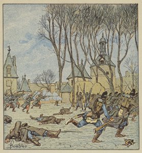 Ranskalaiset valtasivat Chateau de Villepionin tekijältä after Louis Charles Bombled