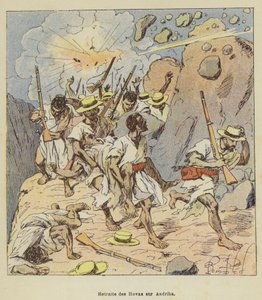 Hovien vetäytyminen Andribassa tekijältä after Louis Charles Bombled