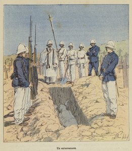 Hautaus tekijältä after Louis Charles Bombled