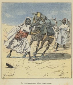 Ammunta, joka putoaa räjähtämättä saattueessa tekijältä after Louis Charles Bombled