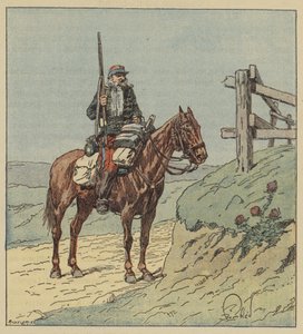 6. husaariristeilijä tekijältä after Louis Charles Bombled