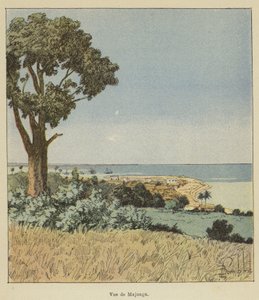 Näkymä Majungasta tekijältä after Louis Charles Bombled