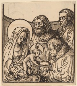 Maagien palvonta tekijältä after Lucas van Leyden