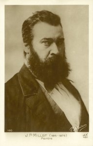 Jean-Francois Millet, ranskalainen taidemaalari tekijältä after Nadar