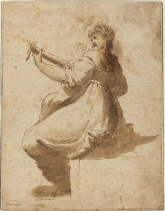 Luutun soittaja tekijältä after Orazio Gentileschi
