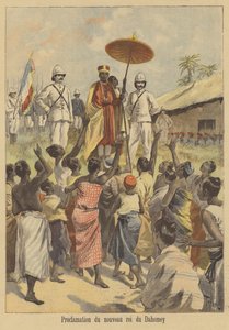 Dahomeyn uuden kuninkaan julistaminen