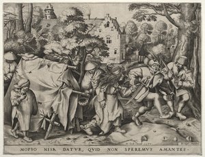Mopsuksen ja Nisan häät tekijältä after Pieter Bruegel
