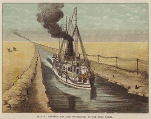 HMS Hotspur Suezin kanavan suojelemiseksi