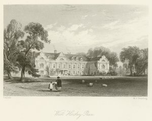 West Horsley Place tekijältä after Thomas Allom