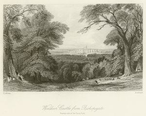 Windsorin linna Bishopsgatesta, Suuren puiston Surreyn puolelta