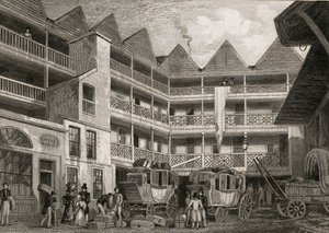 Old Bull and Mouth Inn, St Martins-le-Grand, 1831
