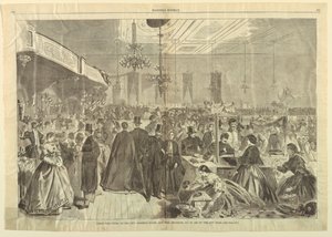 Great Fair pidetty City Assembly Roomsissa, New Yorkissa, joulukuussa 1861, julkaisussa Aid of City Poor, Harper