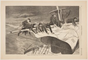 Winter at Sea – purjehtiminen rannikolla tekijältä Winslow Homer