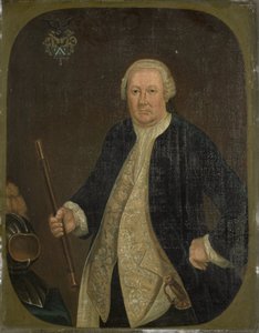 Hollannin Itä-Intian yhtiön kenraalikuvernöörin Petrus Albertus van der Parran muotokuva tekijältä anonymous (copy after)