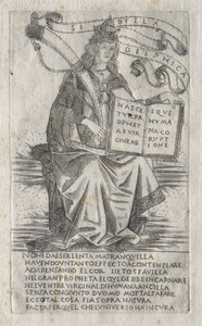 Sibylit: Delphian Sibyl tekijältä attributed to Francesco Rosselli
