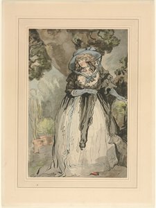 Rouva Samuel Howitt (os. Elizabeth Rowlandaon) tekijältä attributed to George Murgatroyd Woodward