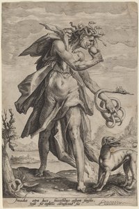 Kateus tekijältä attributed to Jacob Matham, after Hendrik Goltzius