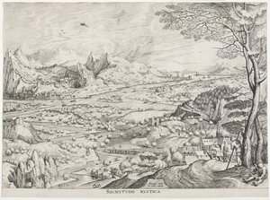 Suuret maisemat: Maaseudun Solicitus tekijältä attributed to Jan van Doetechum
