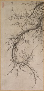 Prunus tekijältä attributed to Kano Einō