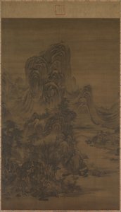 Maisema Juranin tyyliin tekijältä attributed to Liu Du