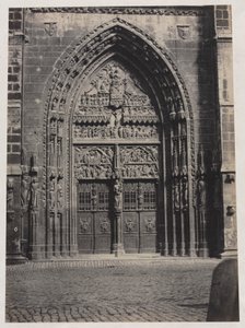 Sisäänkäynti, St. Lorenzin katedraali, Nürnberg tekijältä attributed to Schrag