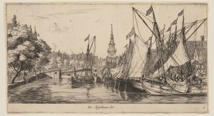 De Appelmarckt, alkaen Näkymiä Amsterdamista