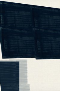 Abstrakti sininen geometria tekijältä cartissi