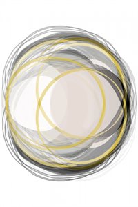 Abstraktit kultaiset ympyrät tekijältä cartissi