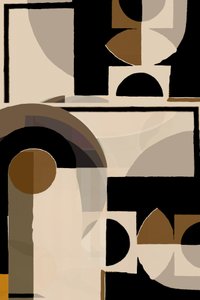 Maallinen geometrinen abstraktio tekijältä cartissi