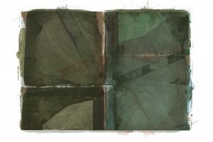 Maalliset vihreät kerrokset tekijältä cartissi