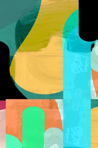 Sulava abstrakti muotoilu tekijältä cartissi